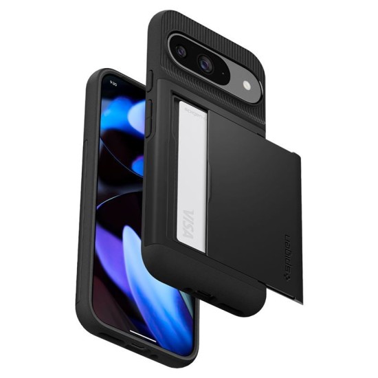 Husa Spigen Slim Armor CS pentru Google Pixel 9 Pro/Pixel 9, negru (Spigen, Pixel 9 Pro) by www.silkase.ro Husa Spigen Slim Armor CS pentru Google Pixel 9 Pro/Pixel 9, negru (Pixel 9 Pro, ACS07695) by www.silkase.ro