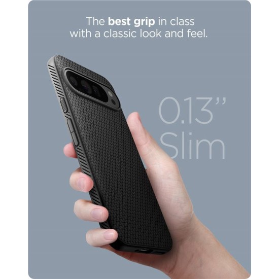 Husa Spigen Liquid Air pentru Google Pixel 9 Pro XL, negru (Spigen, Pixel 9 Pro XL) by www.silkase.ro Husa Spigen Liquid Air pentru Google Pixel 9 Pro XL, negru (Pixel 9 Pro XL, ACS07716) by www.silkase.ro