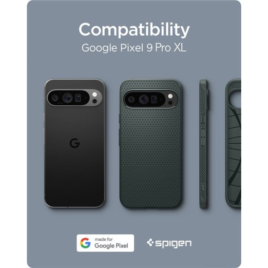 Husa Spigen Liquid Air pentru Google Pixel 9 Pro XL, verde (Spigen, Pixel 9 Pro XL) by www.silkase.ro Husa Spigen Liquid Air pentru Google Pixel 9 Pro XL, verde (Pixel 9 Pro XL, ACS07717) by www.silkase.ro