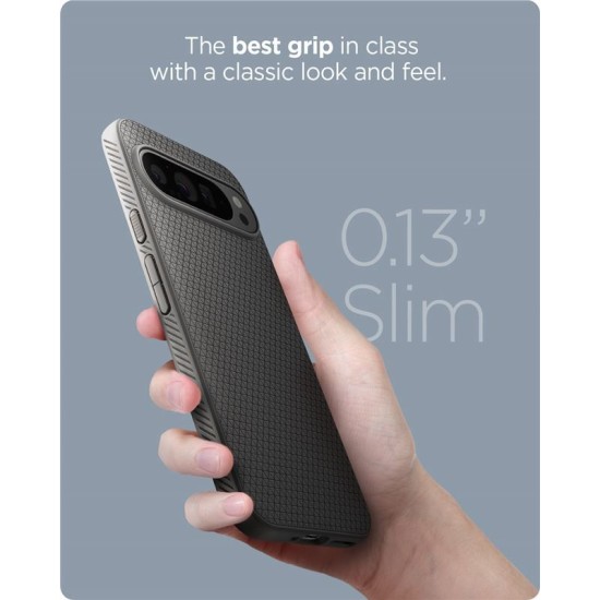 Husa Spigen Liquid Air pentru Google Pixel 9 Pro XL, gri (Spigen, Pixel 9 Pro XL) by www.silkase.ro Husa Spigen Liquid Air pentru Google Pixel 9 Pro XL, gri (Pixel 9 Pro XL, ACS07718) by www.silkase.ro