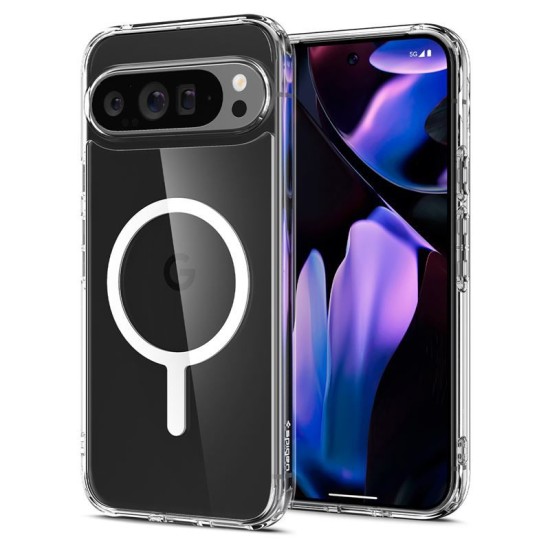 Husa Spigen Ultra Hybrid OneTap Metal Ring MagSafe pentru Google Pixel 9 Pro XL, alb/transparent (Spigen, Pixel 9 Pro XL) by www.silkase.ro Husa Spigen Ultra Hybrid OneTap Metal Ring MagSafe pentru Google Pixel 9 Pro XL, alb/transparent (Pixel 9 Pro XL, ACS07720) by www.silkase.ro
