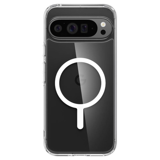 Husa Spigen Ultra Hybrid OneTap Metal Ring MagSafe pentru Google Pixel 9 Pro XL, alb/transparent (Spigen, Pixel 9 Pro XL) by www.silkase.ro Husa Spigen Ultra Hybrid OneTap Metal Ring MagSafe pentru Google Pixel 9 Pro XL, alb/transparent (Pixel 9 Pro XL, ACS07720) by www.silkase.ro