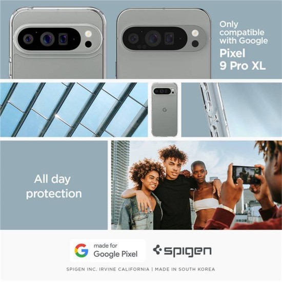 Husa Spigen Ultra Hybrid pentru Google Pixel 9 Pro XL, Crystal Clear (Spigen, Telefoane Google) by www.silkase.ro Husa Spigen Ultra Hybrid pentru Google Pixel 9 Pro XL, Crystal Clear (Telefoane Google, ACS07721) by www.silkase.ro