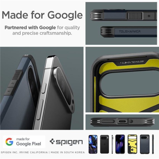 Husa Spigen Tough Armor pentru Google Pixel 9 Pro XL, metalic (Spigen, Pixel 9 Pro XL) by www.silkase.ro Husa Spigen Tough Armor pentru Google Pixel 9 Pro XL, metalic (Pixel 9 Pro XL, ACS07727) by www.silkase.ro