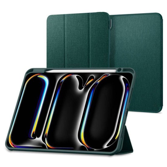Husa pentru iPad Pro 11 (2024) - Spigen Urban Fit - Midnight Green (Spigen, Ingredi) by www.silkase.ro Husa pentru iPad Pro 11 (2024) - Spigen Urban Fit - Midnight Green (Ingredi, ACS07759) by www.silkase.ro