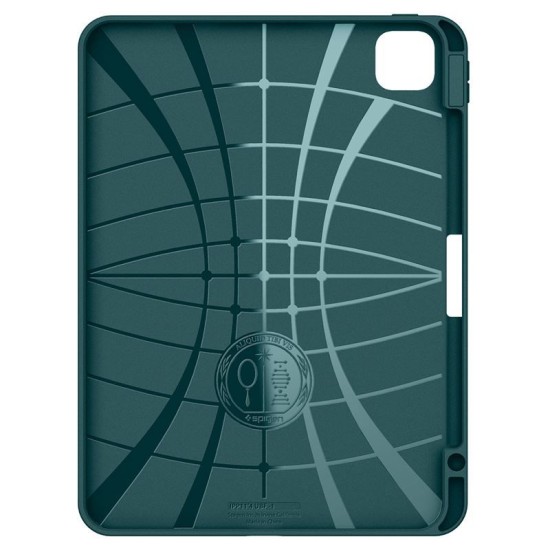 Husa pentru iPad Pro 11 (2024) - Spigen Urban Fit - Midnight Green (Spigen, Ingredi) by www.silkase.ro Husa pentru iPad Pro 11 (2024) - Spigen Urban Fit - Midnight Green (Ingredi, ACS07759) by www.silkase.ro