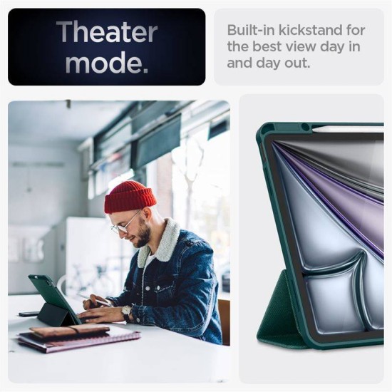 Husa Spigen Urban Fit compatibila cu iPad Pro 13 inch 2024 Green (Spigen, Ingredi) by www.silkase.ro Husa Spigen Urban Fit compatibila cu iPad Pro 13 inch 2024 Green (Ingredi, ACS07763) by www.silkase.ro