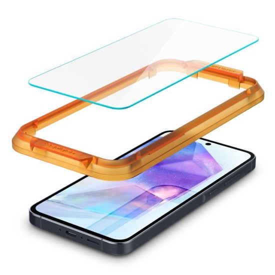 Set 2 folii sticla transparente cu sistem de montare Case friendly Spigen ALM GLAStR compatibil cu Samsung Galaxy A35 5G (Spigen, Ingredi) by www.silkase.ro Set 2 folii sticla transparente cu sistem de montare Case friendly Spigen ALM GLAStR compatibil cu Samsung Galaxy A35 5G (Ingredi, AGL07772) by www.silkase.ro