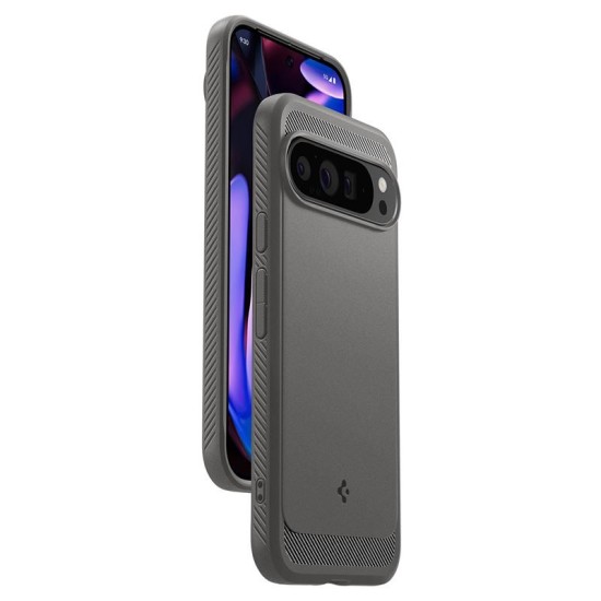 Husa Spigen Rugged Armor pentru Google Pixel 9 Pro XL, gri (Telefoane Google, ACS07784) by www.silkase.ro