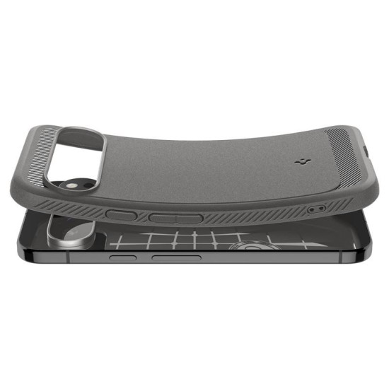 Husa Spigen Rugged Armor pentru Google Pixel 9 Pro XL, gri (Telefoane Google, ACS07784) by www.silkase.ro