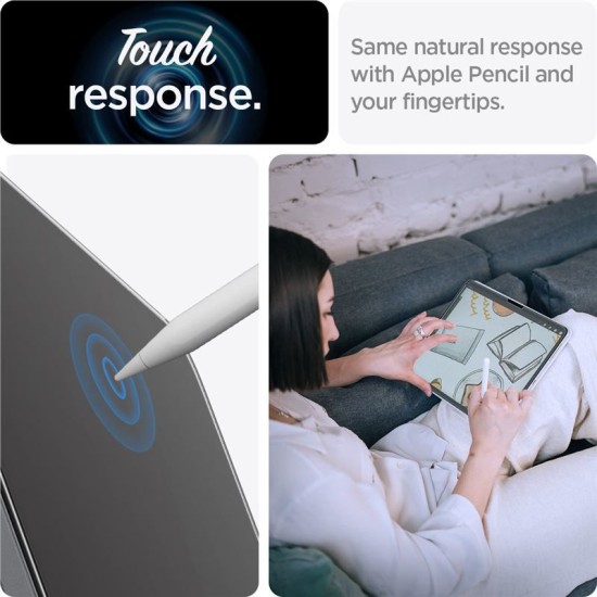 Folie de protectie Spigen Paper Touch pentru iPad Pro 11 5, mata, antireflex, imitatie hartie, set de instalare (Spigen, Ingredi) by www.silkase.ro Folie de protectie Spigen Paper Touch pentru iPad Pro 11 5, mata, antireflex, imitatie hartie, set de instalare (Ingredi, AGL07789) by www.silkase.ro