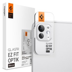 Folie sticla camera foto Spigen GLAStR EZ Fit Optik Metal compatibila cu iPad Pro 11 inch 2024 / 13 inch 2024 Silver