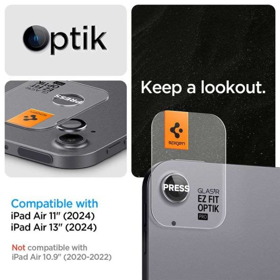 Set 2 protectii sticla camera foto Spigen GLAStR EZ Fit Optik Pro compatibila cu iPad Air 6 11 inch / 13 inch 2024 Gray (Spigen, Ingredi) by www.silkase.ro Set 2 protectii sticla camera foto Spigen GLAStR EZ Fit Optik Pro compatibila cu iPad Air 6 11 inch / 13 inch 2024 Gray (Ingredi, AGL07801) by www.silkase.ro