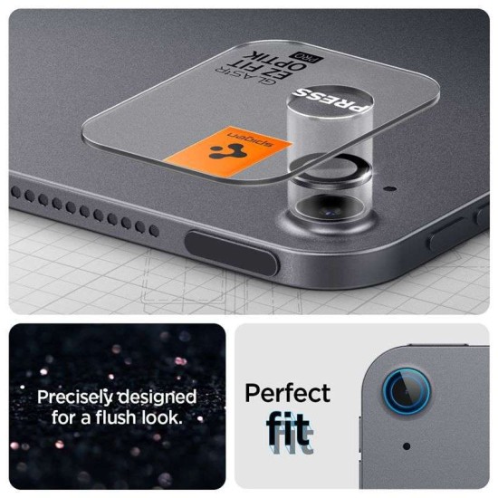 Set 2 protectii sticla camera foto Spigen GLAStR EZ Fit Optik Pro compatibila cu iPad Air 6 11 inch / 13 inch 2024 Gray (Spigen, Ingredi) by www.silkase.ro Set 2 protectii sticla camera foto Spigen GLAStR EZ Fit Optik Pro compatibila cu iPad Air 6 11 inch / 13 inch 2024 Gray (Ingredi, AGL07801) by www.silkase.ro