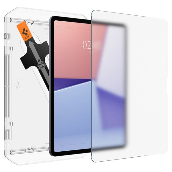 Sticla Spigen Paper Touch EZ Fit pentru iPad Air 13 2024 transparenta (Ingredi, AGL07804) by www.silkase.ro