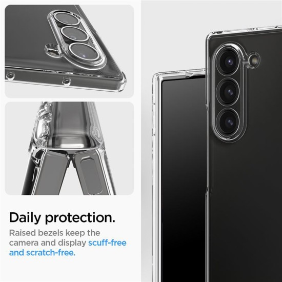 Husa Spigen, Ultra Hybrid. pentru Samsung Galaxy Z Fold6, Crystal Clear (Telefoane Samsung, ACS07813) by www.silkase.ro
