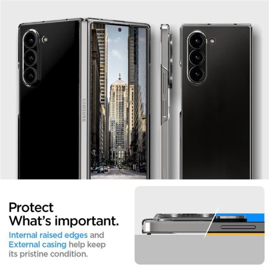 Husa Spigen Air Skin, Cristal pentru Samsung Galaxy Z Fold6 (Spigen, Telefoane Samsung) by www.silkase.ro Husa Spigen Air Skin, Cristal pentru Samsung Galaxy Z Fold6 (Telefoane Samsung, ACS07815) by www.silkase.ro