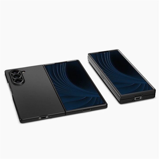 Spigen Air Skin, pentru Samsung Galaxy Z Fold6, negru (Telefoane Samsung, ACS07816) by www.silkase.ro