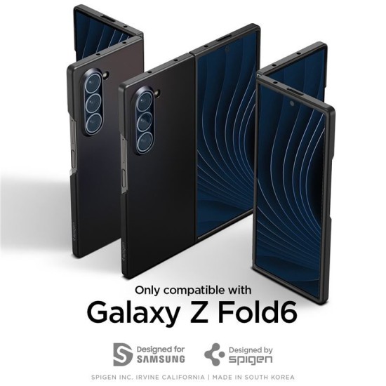 Spigen Air Skin, pentru Samsung Galaxy Z Fold6, negru (Telefoane Samsung, ACS07816) by www.silkase.ro