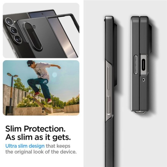 Spigen Air Skin, pentru Samsung Galaxy Z Fold6, negru (Telefoane Samsung, ACS07816) by www.silkase.ro