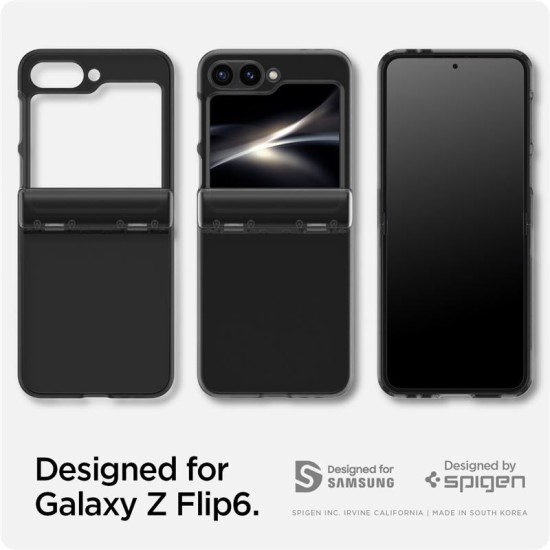 Spigen Ultra Hybrid Pro, Samsung Galaxy Z Flip6/7 FE, negru/gri (Spigen, Z Flip 7 FE) by www.silkase.ro Spigen Ultra Hybrid Pro, Samsung Galaxy Z Flip6/7 FE, negru/gri (Z Flip 7 FE, ACS07835) by www.silkase.ro