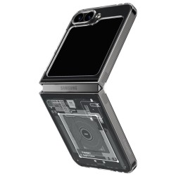 Spigen Ultra Hybrid Pro,  Samsung Galaxy Z Flip6/7 FE, Zero One, negru
