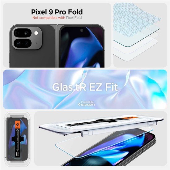 Set 2 folii de protectie Spigen Glass tR AlignMaster pentru Google Pixel 9 Pro Fold (Spigen, Pixel 9 Pro Fold) by www.silkase.ro Set 2 folii de protectie Spigen Glass tR AlignMaster pentru Google Pixel 9 Pro Fold (Pixel 9 Pro Fold, AGL07873) by www.silkase.ro