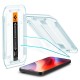Set 2 folii sticla cu sistem de montare Case friendly Spigen GLAStR EZ FIT compatibil cu iPhone 16 Pro Max (Ingredi, AGL07907) by www.silkase.ro
