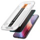 Set 2 folii sticla cu sistem de montare Case friendly Spigen GLAStR EZ FIT compatibil cu iPhone 16 Pro Max Privacy (Ingredi, AGL07908) by www.silkase.ro