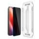Set 2 folii sticla cu sistem de montare Case friendly Spigen GLAStR EZ FIT compatibil cu iPhone 16 Pro Max Privacy (Ingredi, AGL07908) by www.silkase.ro