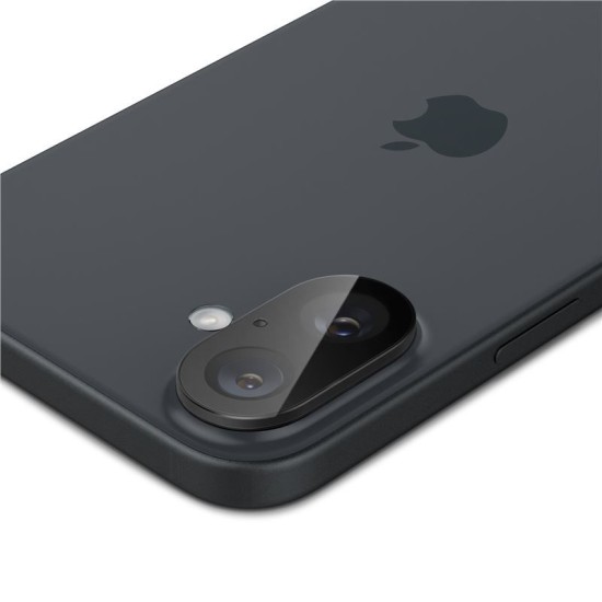 Set 2 folii de protectie camera Spigen Glass tR Optik pentru Apple iPhone 16/16 Plus, negru (iPhone 16, AGL07922) by www.silkase.ro