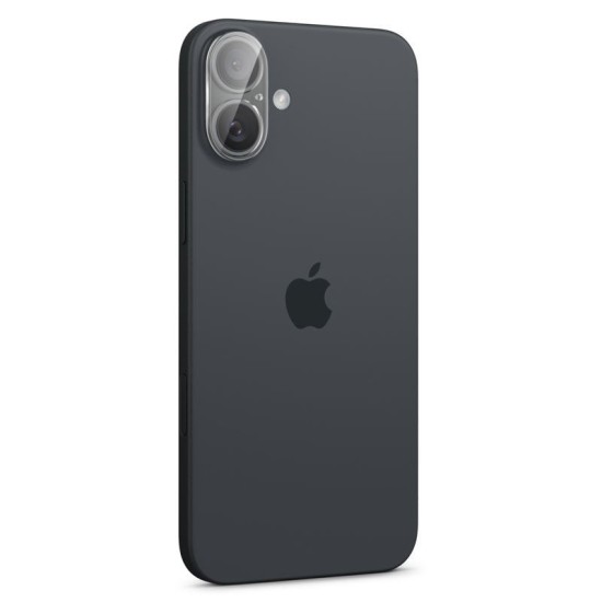 Set 2 folii de protectie camera Spigen Glass tR Optik pentru Apple iPhone 16/16 Plus, transparent (iPhone 16, AGL07923) by www.silkase.ro
