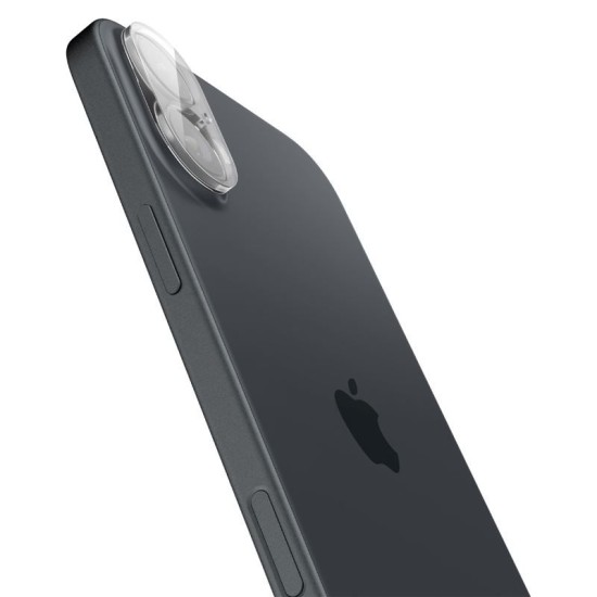 Set 2 folii de protectie camera Spigen Glass tR Optik pentru Apple iPhone 16/16 Plus, transparent (iPhone 16, AGL07923) by www.silkase.ro