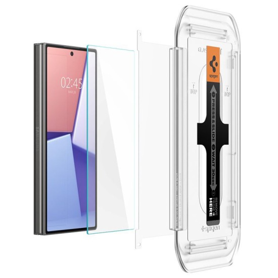 Set 2 folii de protectie Spigen Glass tR AlignMaster pentru Samsung Galaxy Z Fold6, transparent (Spigen, Telefoane Samsung) by www.silkase.ro Set 2 folii de protectie Spigen Glass tR AlignMaster pentru Samsung Galaxy Z Fold6, transparent (Telefoane Samsung, AGL07969) by www.silkase.ro