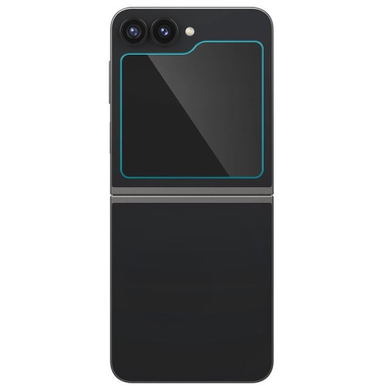 Set 2 folii de protectie Spigen Glass tR AlignMaster pentru Samsung Galaxy Z Flip6/7 FE, transparent (Z Flip 7 FE, AGL07972) by www.silkase.ro