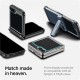 Set 2 folii de protectie Spigen Glass tR AlignMaster pentru Samsung Galaxy Z Flip6/7 FE, transparent (Z Flip 7 FE, AGL07972) by www.silkase.ro