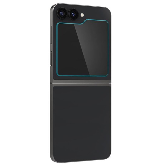 Set 2 folii de protectie Spigen Glass tR AlignMaster pentru Samsung Galaxy Z Flip6/7 FE, transparent (Z Flip 7 FE, AGL07972) by www.silkase.ro