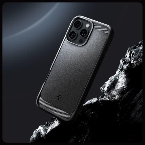 Husa Spigen Rugged Armor MagSafe compatibila cu iPhone 16 Pro Max Matte Black (Spigen, iPhone 16 Pro Max) by www.silkase.ro Husa Spigen Rugged Armor MagSafe compatibila cu iPhone 16 Pro Max Matte Black (iPhone 16 Pro Max, ACS07986) by www.silkase.ro