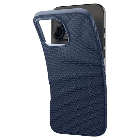 Husa Spigen Liquid Air compatibila cu iPhone 16 Pro Max Navy Blue (Spigen, iPhone 16 Pro Max) by www.silkase.ro Husa Spigen Liquid Air compatibila cu iPhone 16 Pro Max Navy Blue (iPhone 16 Pro Max, ACS07989) by www.silkase.ro