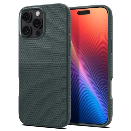 Husa Spigen Liquid Air compatibila cu iPhone 16 Pro Max Green (Spigen, iPhone 16 Pro Max) by www.silkase.ro Husa Spigen Liquid Air compatibila cu iPhone 16 Pro Max Green (iPhone 16 Pro Max, ACS07990) by www.silkase.ro