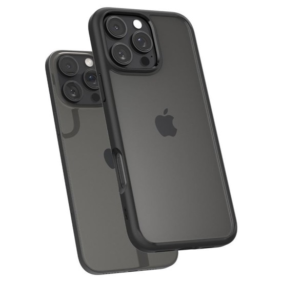Husa Spigen Ultra Hybrid compatibila cu iPhone 16 Pro Max Matte Black (iPhone 16 Pro Max, ACS07996) by www.silkase.ro