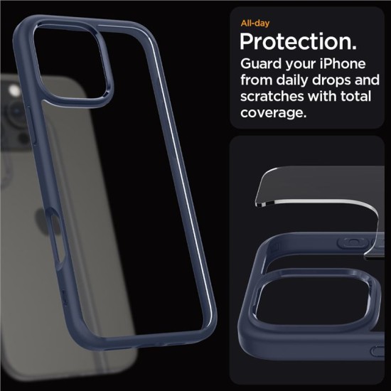 Husa Spigen Ultra Hybrid compatibila cu iPhone 16 Pro Max Navy Blue (Spigen, iPhone 16 Pro Max) by www.silkase.ro Husa Spigen Ultra Hybrid compatibila cu iPhone 16 Pro Max Navy Blue (iPhone 16 Pro Max, ACS07997) by www.silkase.ro