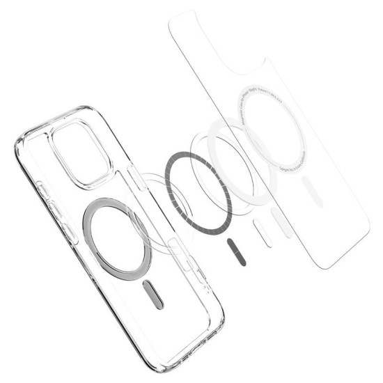 Husa Spigen Ultra Hybrid compatibila cu iPhone 16 Pro Max Graphite (iPhone 16 Pro Max, ACS07999) by www.silkase.ro