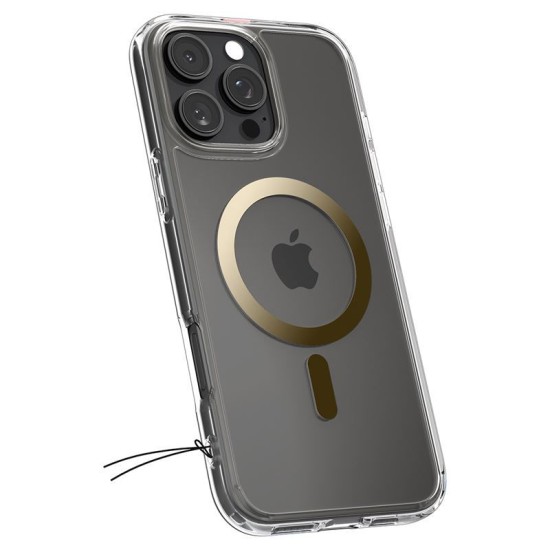 Husa Spigen Ultra Hybrid MagSafe compatibila cu iPhone 16 Pro Max Gold (iPhone 16 Pro Max, ACS08001) by www.silkase.ro