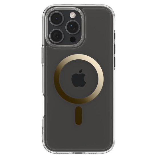 Husa Spigen Ultra Hybrid MagSafe compatibila cu iPhone 16 Pro Max Gold (iPhone 16 Pro Max, ACS08001) by www.silkase.ro