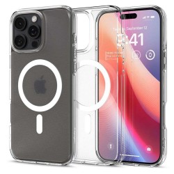 Husa Spigen Ultra Hybrid MagSafe compatibila cu iPhone 16 Pro Max Frost Clear