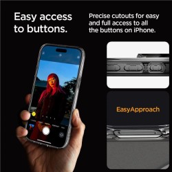 Husa Spigen Ultra Hybrid MagSafe compatibila cu iPhone 16 Pro Max Frost Clear