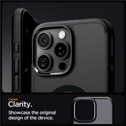 Husa telefon, Spigen, Ultra Hybrid, MagSafe, pentru iPhone 16 Pro Max, negru, TPU Husa telefon, Spigen, Ultra Hybrid, MagSafe, pentru iPhone 16 Pro Max, negru, TPU