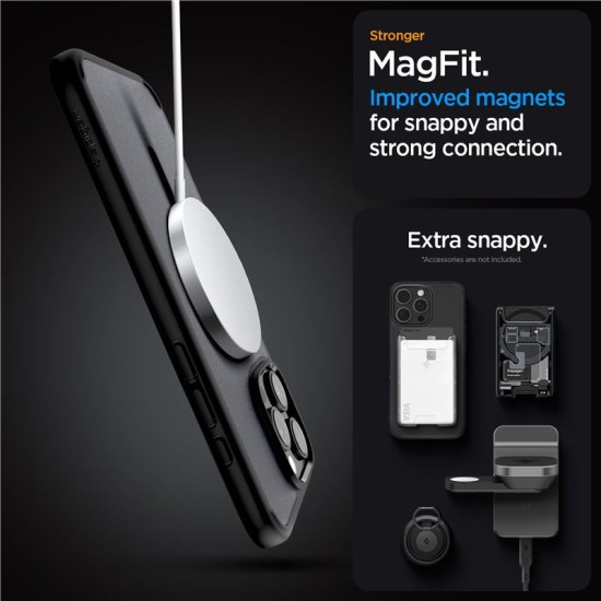 Husa telefon, Spigen, Ultra Hybrid, MagSafe, pentru iPhone 16 Pro Max, negru, TPU (Spigen, iPhone 16 Pro Max) by www.silkase.ro Husa telefon, Spigen, Ultra Hybrid, MagSafe, pentru iPhone 16 Pro Max, negru, TPU (iPhone 16 Pro Max, ACS08003) by www.silkase.ro