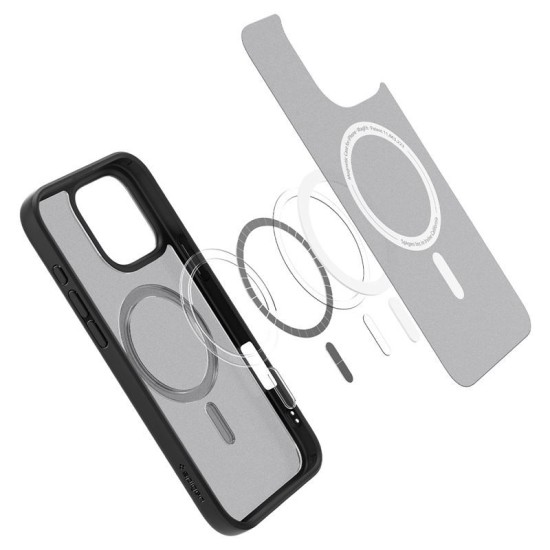 Husa telefon, Spigen, Ultra Hybrid, MagSafe, pentru iPhone 16 Pro Max, negru, TPU (Spigen, iPhone 16 Pro Max) by www.silkase.ro Husa telefon, Spigen, Ultra Hybrid, MagSafe, pentru iPhone 16 Pro Max, negru, TPU (iPhone 16 Pro Max, ACS08003) by www.silkase.ro
